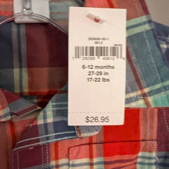 OLD NAVY BOYS “DRESS SHIRTS” SIZE 6-12 MONTHS NWT - Picture 5 of 8